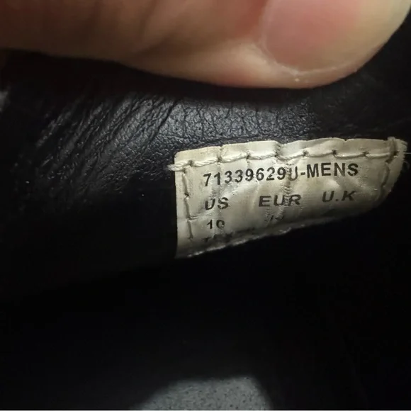 G.H. Bass & Co. Black Knit Sneakers with Tan Accents - Picture 4 of 6